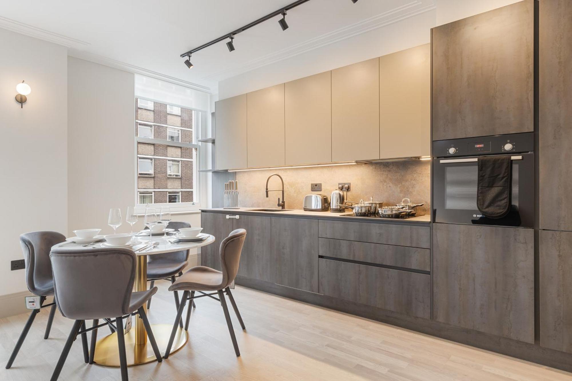 1bed 1bath 4ppl - 1min Russel Square Tube Apartment